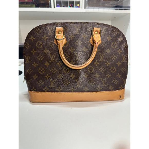 Women's Louis Vuitton Alma Handbag, 25, Brown - Picture 5 of 14